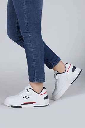 کفش اسنیکر سفید بچه گانه چسبی Jump - کد 852996847