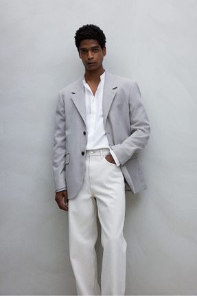 پیراهن سفید مردانه رگولار H&M - کد 890148709