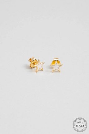 گوشواره نقره زرد زنانه 925 عیار So Chic - کد 873354696
