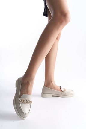 کفش کلاسیک بژ زنانه پاشنه کوتاه (1 - 4 سانتی متر) shoe for me - کد 890827080