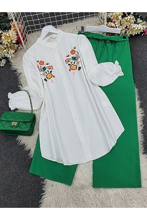 تونیک نباتی زنانه بافتنی Modamorfo - کد 726792779