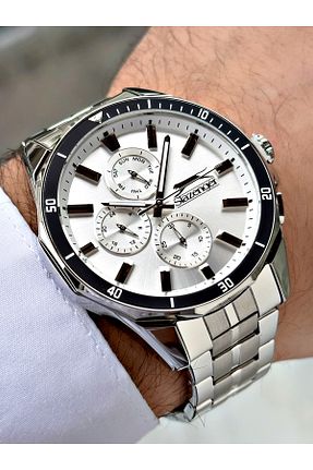 ساعت مچی سفید مردانه 41-45 میلی متر Slazenger - کد 872984186