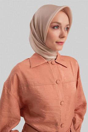 ست بالاتنه و پائین تنه حجاب قهوه ای زنانه رگولار Armine - کد 871260232