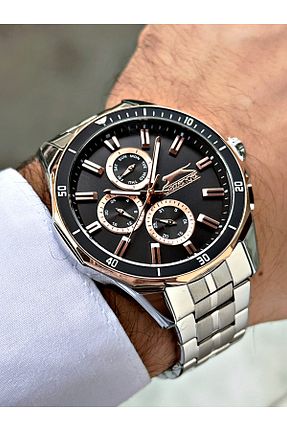 ساعت مچی طوسی مردانه 41-45 میلی متر Slazenger - کد 876499559