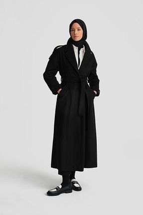 کلاه و ابایا مشکی زنانه پلی استر Armine - کد 871290321