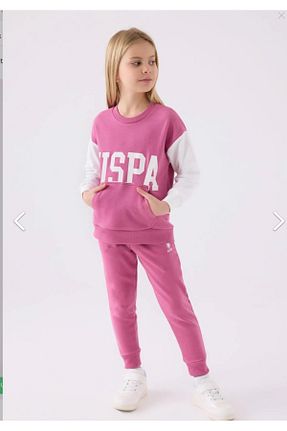 ست بالاتنه و پائین تنه بنفش بچه گانه بافتنی U.S. Polo Assn. - کد 890847340
