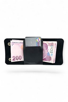 کیف پول مشکی زنانه ابعاد کوچک Leather - کد 890219703