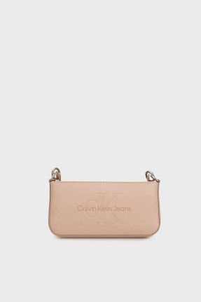کیف دوشی صورتی زنانه چرم مصنوعی Calvin Klein - کد 883426642