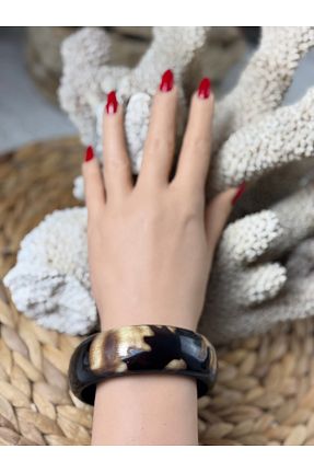 دستبند جواهر قهوه ای زنانه SEDEF TAKI - کد 890940060