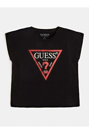 تیشرت مشکی بچه گانه کراپ Guess - کد 890244168