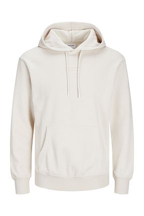 سوئیشرت بژ مردانه ساده Jack & Jones - کد 890245066