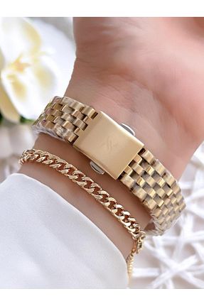 ساعت مچی زرد زنانه 36 میلی متر Daniel Klein - کد 921665557