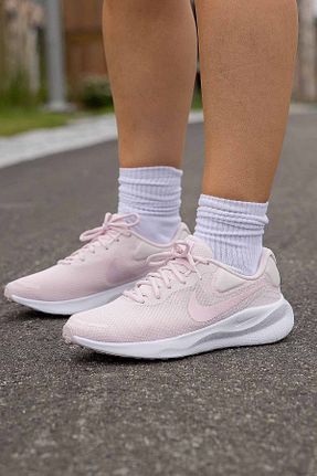 کفش اسنیکر صورتی زنانه بند دار Nike - کد 890960576
