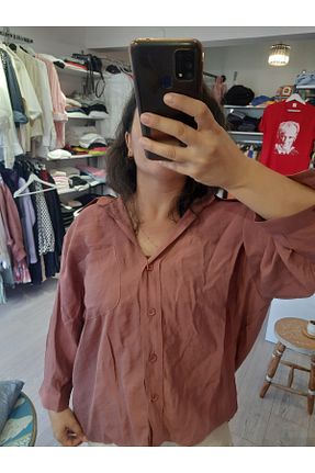 پیراهن زرشکی زنانه اورسایز ALVWOMAN - کد 890299645