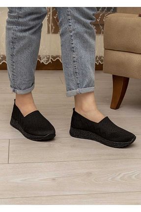 کفش اسنیکر مشکی زنانه چرم مصنوعی BERASHOES - کد 890299565