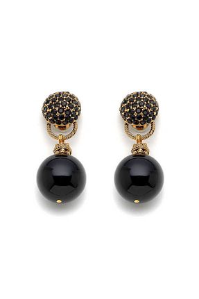 گوشواره جواهر طلائی سنگ طبیعی Mon Reve - کد 763945094