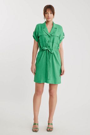 لباس سبز زنانه بافتنی Vitrin - کد 815615793