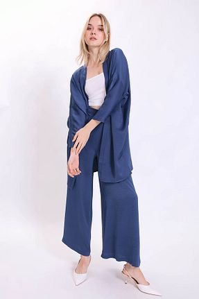 رویه سرمه ای زنانه مخلوط پلی استر Vitrin - کد 744808713