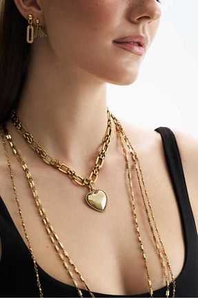 گوشواره جواهر طلائی روکش طلا Mon Reve - کد 774811202