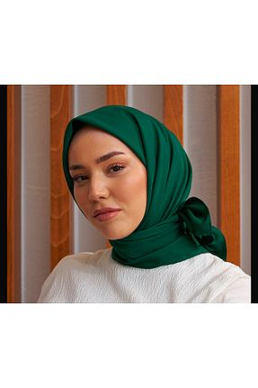 روسری سبز پلی استر SILKHOME EŞARP - کد 890299667