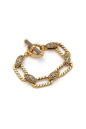 دستبند جواهر طلائی بچه گانه زیرکن Mon Reve - کد 379971819