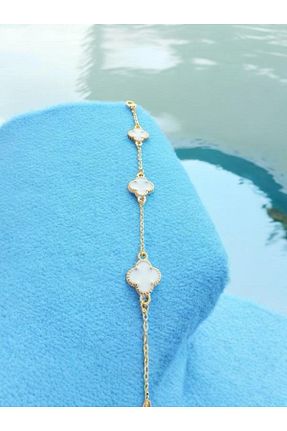 دستبند استیل (فولاد) سفید زنانه استیل (فولاد) MHY - کد 890345650