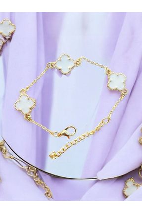 دستبند استیل (فولاد) سفید زنانه استیل (فولاد) MHY - کد 890345650