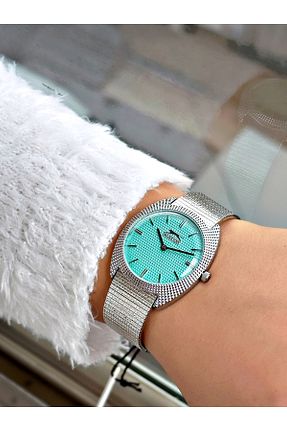 ساعت مچی فیروزه ای زنانه 31-35 میلی متر Slazenger - کد 890363588