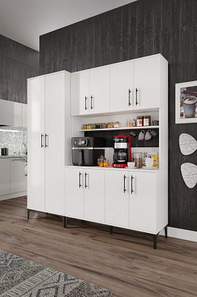 کابینت چند منظوره سفید Suntalam mapahomeliving - کد 864957238