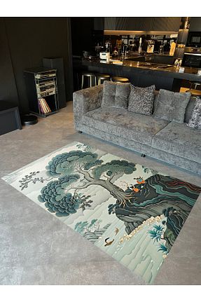 فرش رنگی قابل شستشو Rugs Modern Halı - کد 861570417