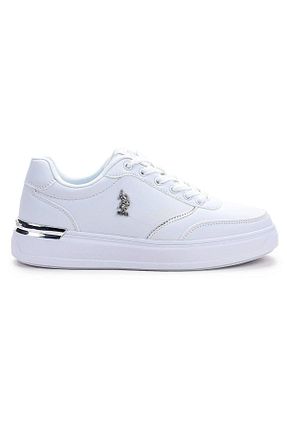 کفش اسنیکر سفید زنانه بند دار U.S. Polo Assn. - کد 763260608