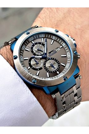 ساعت مچی طوسی مردانه 41-45 میلی متر Slazenger - کد 662671337