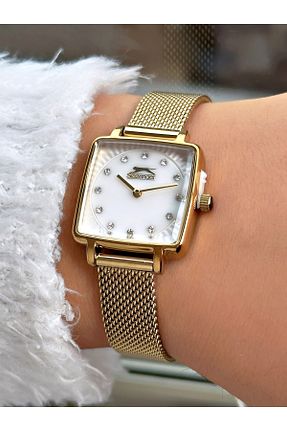 ساعت مچی زرد زنانه 31-35 میلی متر Slazenger - کد 871282421
