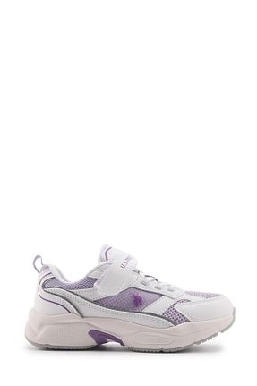 کفش اسنیکر بنفش بچه گانه چرم مصنوعی U.S. Polo Assn. - کد 831504253
