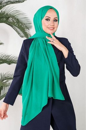 شال سبز زنانه پلی استر HAREM SCARF - کد 747045650