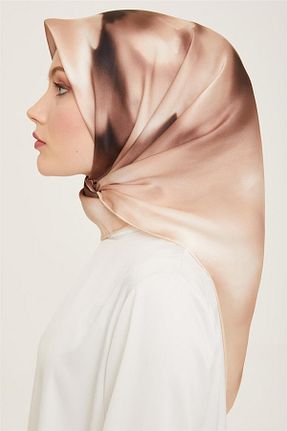 روسری نارنجی İpek Tivil Armine - کد 808143827