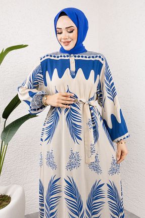 لباس حجاب سرمه ای زنانه رگولار Tesettür Dünyası - کد 890445927