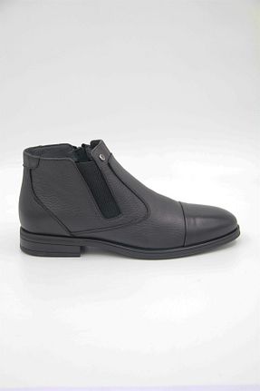بوت / نیم بوت مشکی مردانه چرم خالص Pierre Cardin - کد 48142562