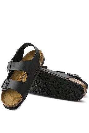 صندل مشکی مردانه پاشنه تخت Birkenstock - کد 39156289