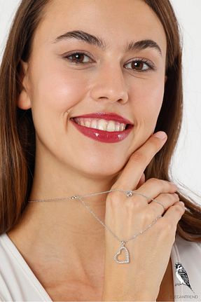گردنبند استیل ( فولاد ) زنانه استیل (فولاد) Swarovski - کد 890304298