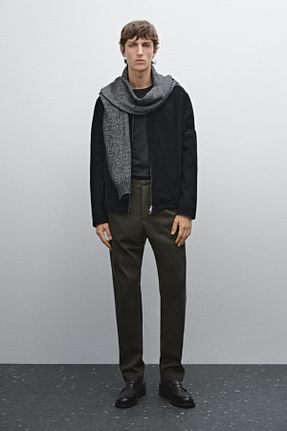 شلوار سبز مردانه پنبه ای Massimo Dutti - کد 890457515