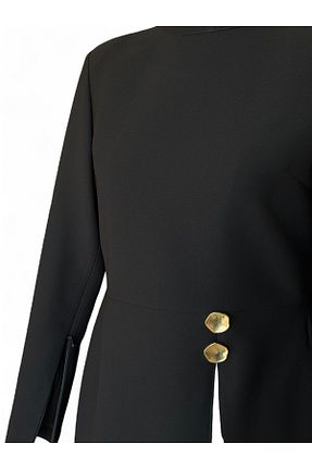 لباس مشکی زنانه بافتنی MODA - کد 890483675