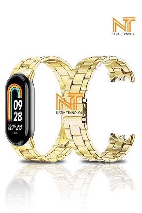 بند ساعت هوشمند طلائی Nezih Case - کد 890499750