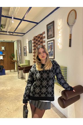 پلیور مشکی زنانه Baklava B2K FASHION - کد 881664012