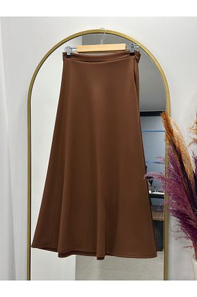 دامن حجاب قهوه ای زنانه Çan Ebrar Store - کد 890503125