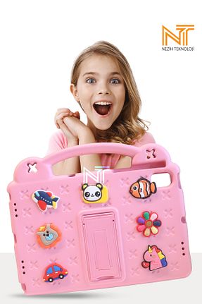 کیف تبلت صورتی Samsung Uyumlu Nezih Case - کد 890503550