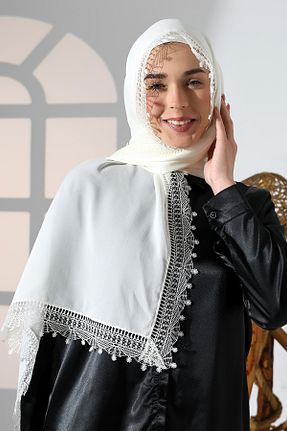 روسری سفید پنبه ای ihvanonline - کد 890503938
