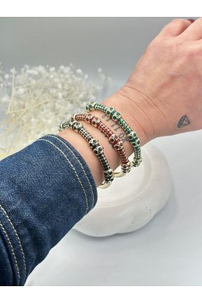 دستبند استیل (فولاد) قرمز زنانه استیل (فولاد) MyladyAccessoriess - کد 890515064