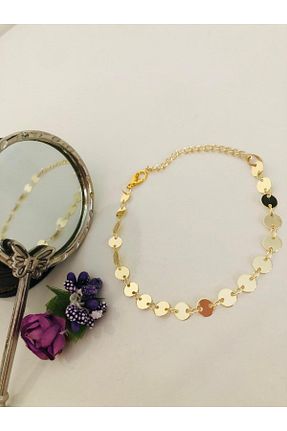 دستبند استیل (فولاد) زرد زنانه روکش طلا TERE STYLE - کد 882564252
