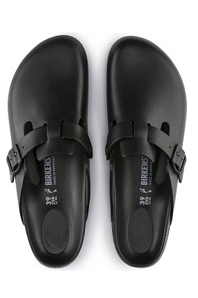 دمپائی مشکی زنانه چرم مصنوعی Birkenstock - کد 954018